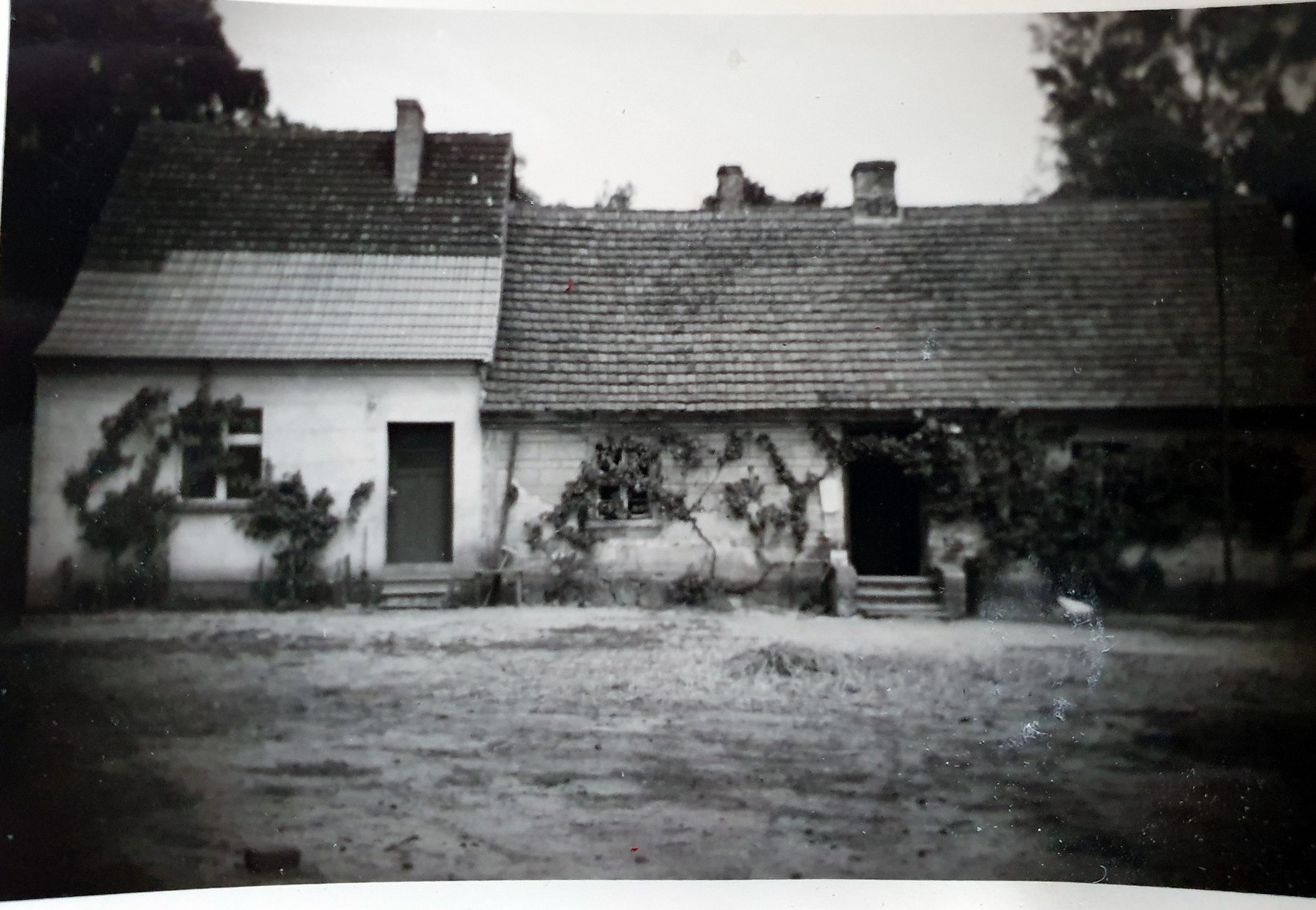 Historische Aufnahme: das alte Wohnhaus von Hof Jera in Drachhausen